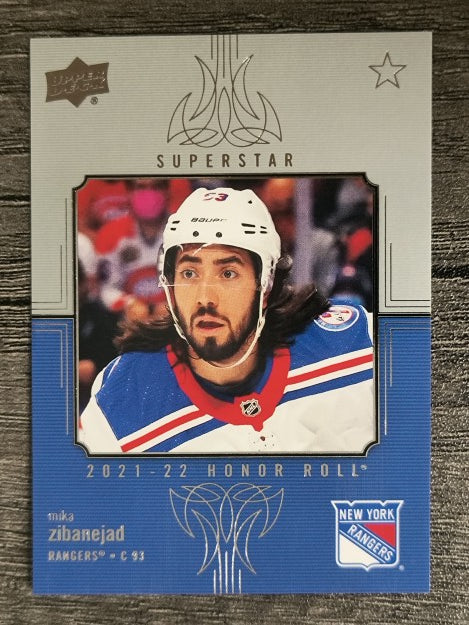 2021-22 Upper Deck Honor Roll #HR89 Mika Zibanejad