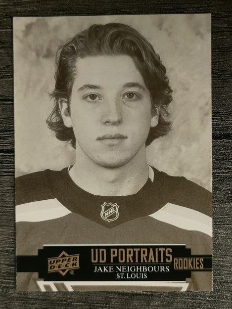 2021-22 Upper Deck Portraits #P42 Jake Neighbours
