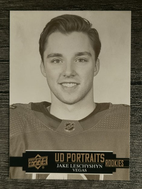 2021-22 Upper Deck Portraits #P46 Jake Leschyshyn
