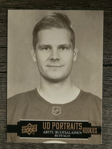 2021-22 Upper Deck Portraits #P56 Arttu Ruotsalainen