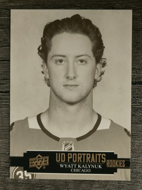 2021-22 Upper Deck Portraits #P63 Wyatt Kalynuk