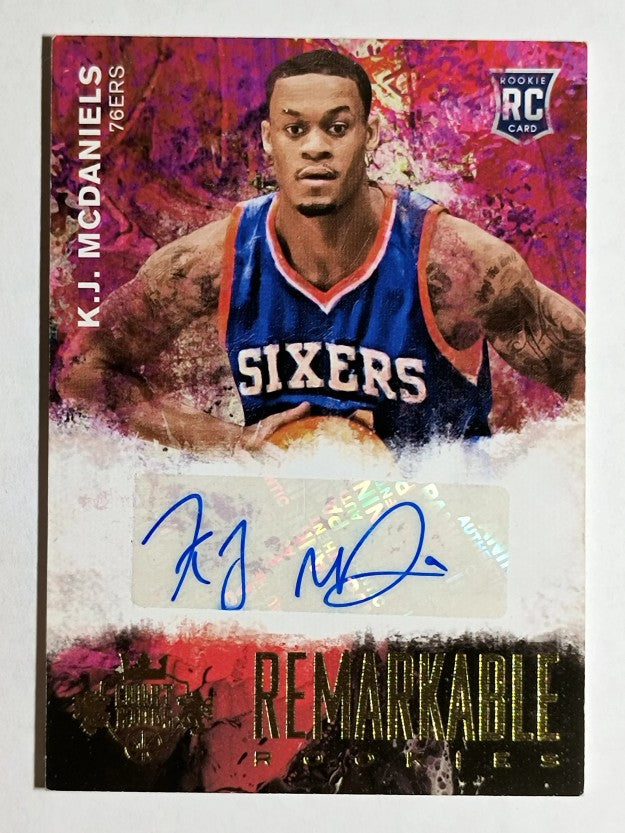 2014-15 Court Kings Remarkable Rookies Signatures #24 K.J. McDaniels