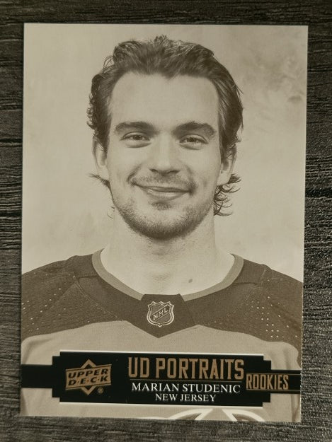 2021-22 Upper Deck Portraits #P69 Marian Studenic