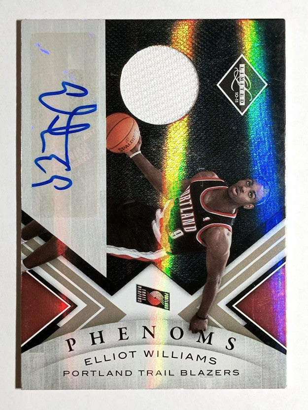 2010-11 Limited #166 Elliot Williams JSY AU RC