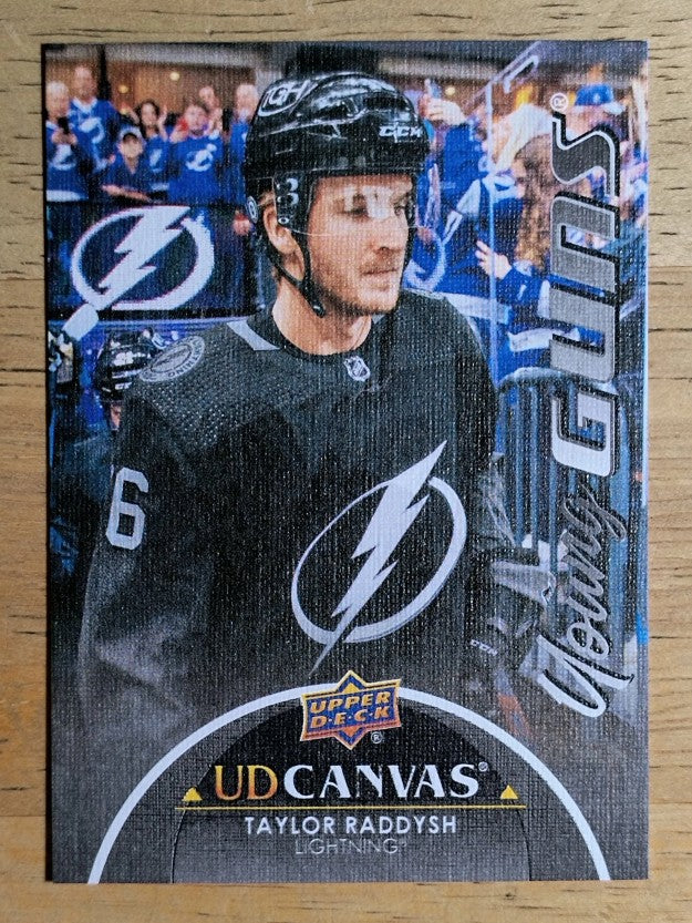 2021-22 Upper Deck Canvas Black #C219 Taylor Raddysh