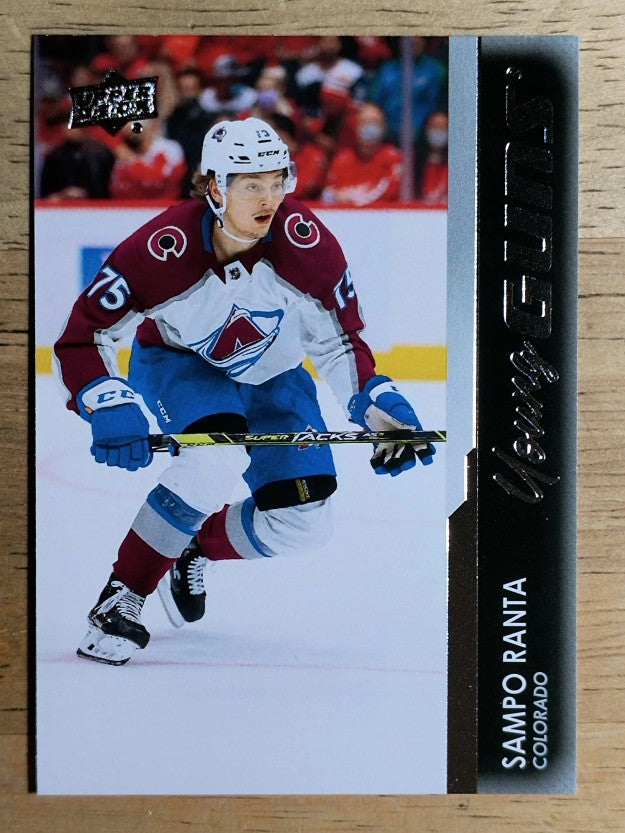 2021-22 Upper Deck #457 Sampo Ranta YG RC