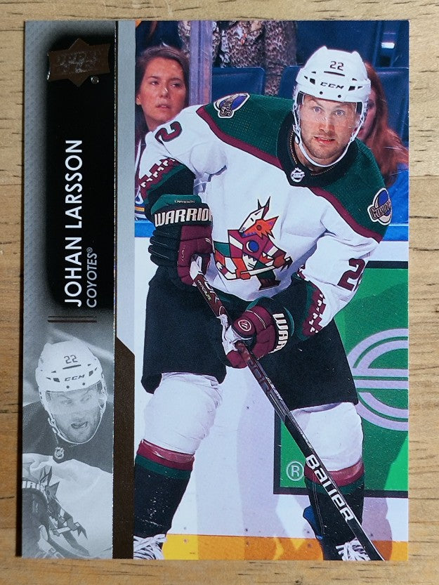 2021-22 Upper Deck #261 Johan Larsson
