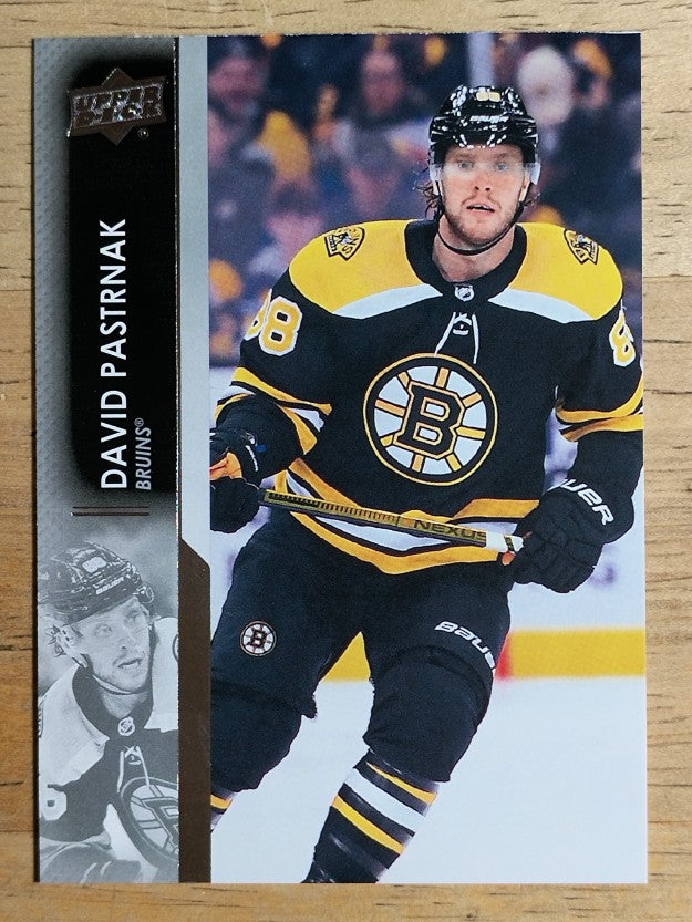 2021-22 Upper Deck #267 David Pastrnak