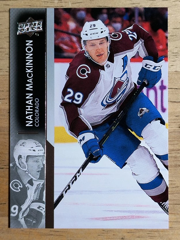 2021-22 Upper Deck #298 Nathan MacKinnon
