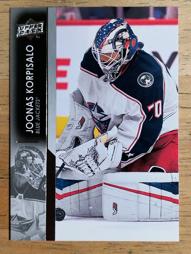 2021-22 Upper Deck #304 Joonas Korpisalo