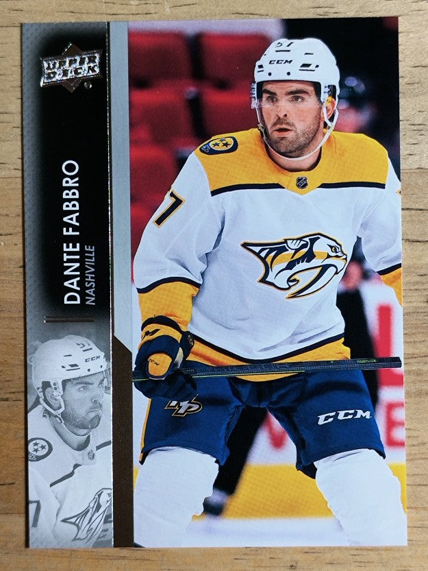 2021-22 Upper Deck #352 Dante Fabbro