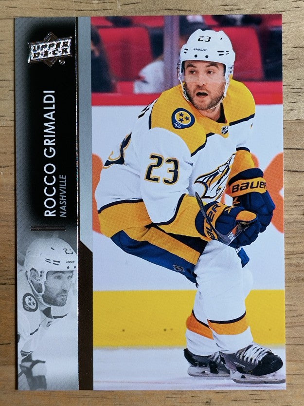 2021-22 Upper Deck #354 Rocco Grimaldi