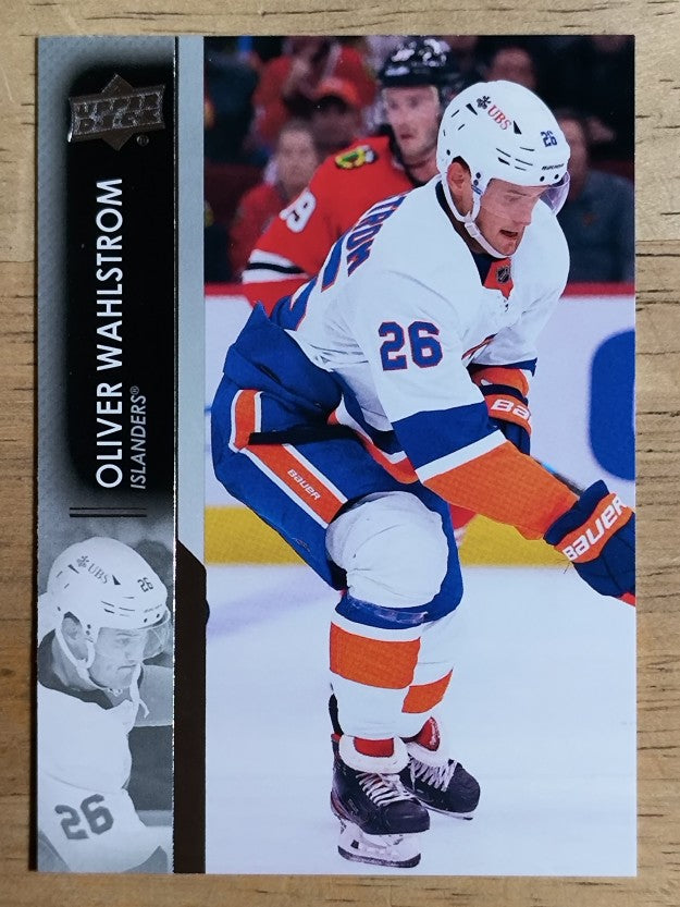 2021-22 Upper Deck #367 Oliver Wahlstrom