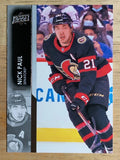 2021-22 Upper Deck #377 Nick Paul