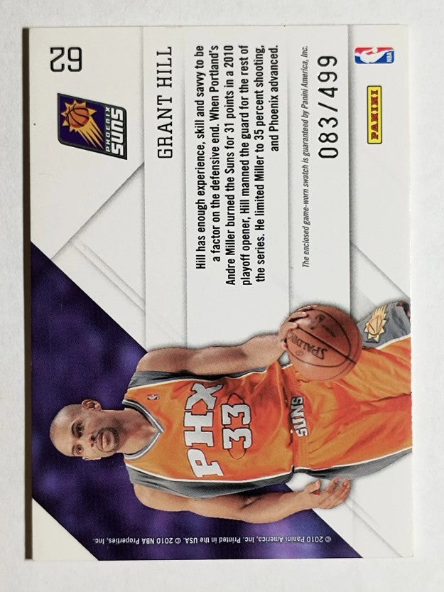 2010-11 Prestige Prestigious Pros Materials Green #62 Grant Hill (EXMT)