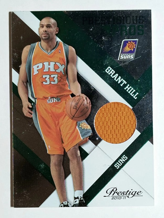 2010-11 Prestige Prestigious Pros Materials Green #62 Grant Hill (EXMT)