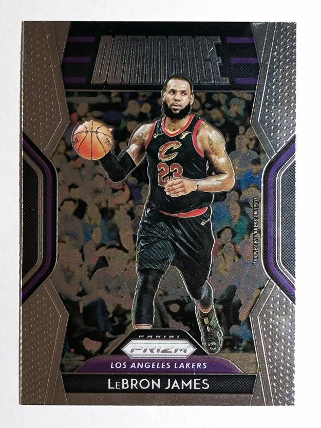 2018-19 Panini Prizm Dominance #29 LeBron James