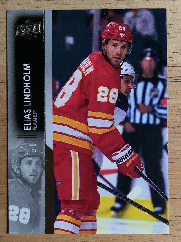 2021-22 Upper Deck #277 Elias Lindholm