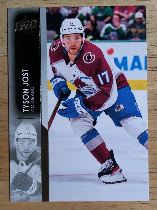 2021-22 Upper Deck #297 Tyson Jost