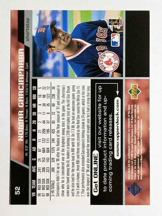1999 Upper Deck #52 Nomar Garciaparra