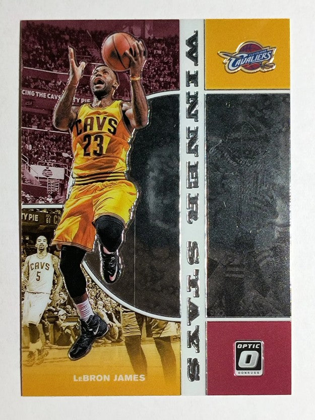 2019-20 Donruss Optic Winner Stays #10 LeBron James