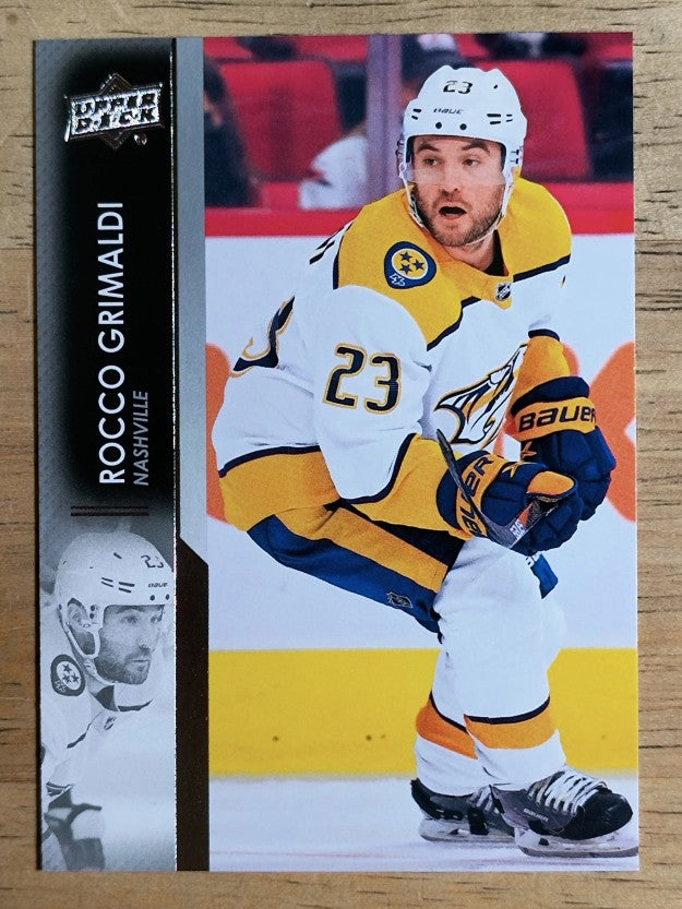 2021-22 Upper Deck #354 Rocco Grimaldi