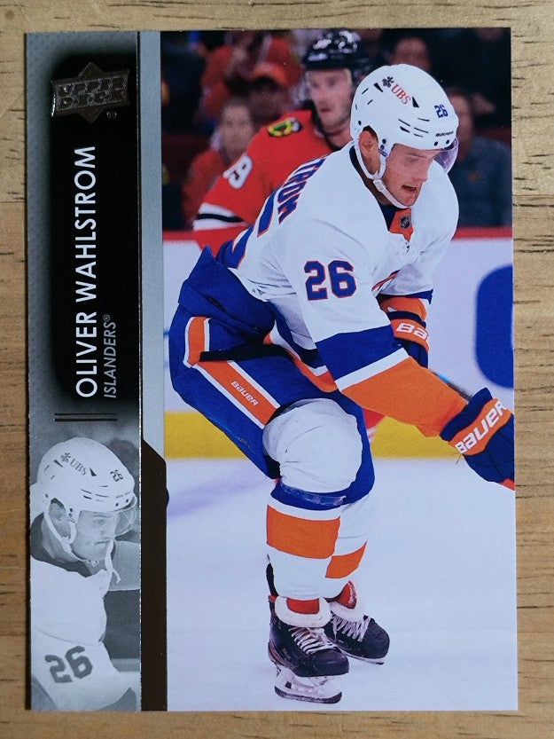 2021-22 Upper Deck #367 Oliver Wahlstrom