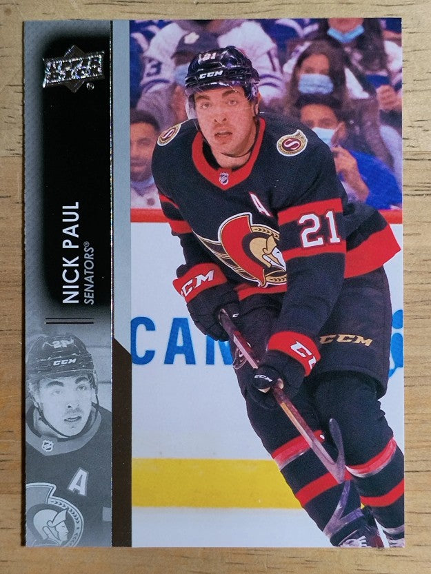 2021-22 Upper Deck #377 Nick Paul