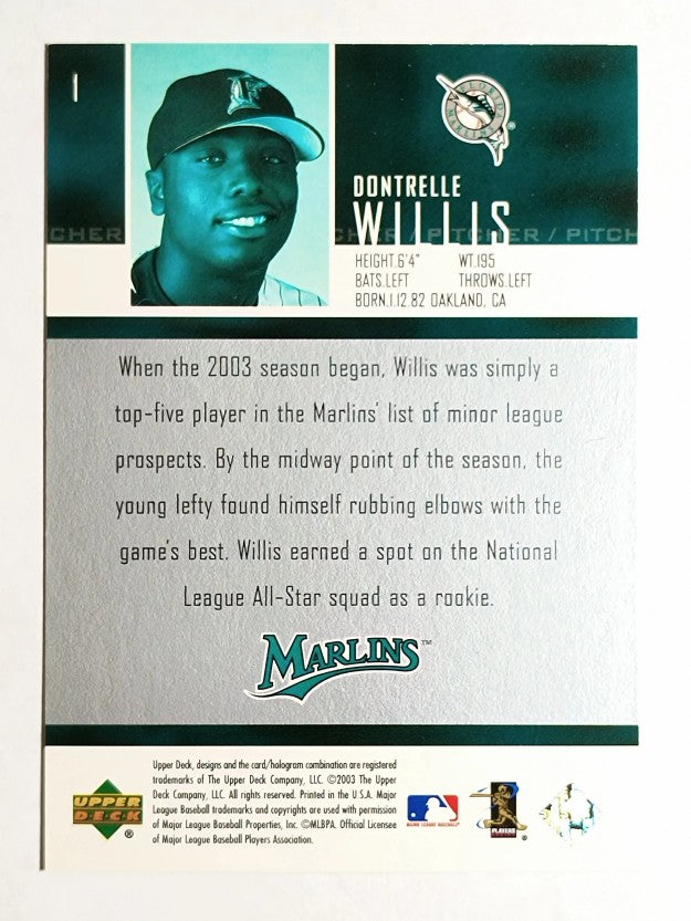 2004 Upper Deck #1 Dontrelle Willis SR