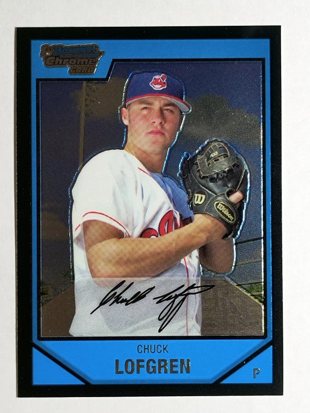 2007 Bowman Chrome Prospects #BC28 Chuck Lofgren