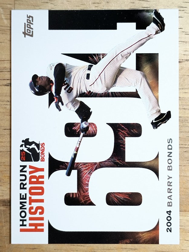 2005 Topps Barry Bonds Home Run History #694 Barry Bonds HR694