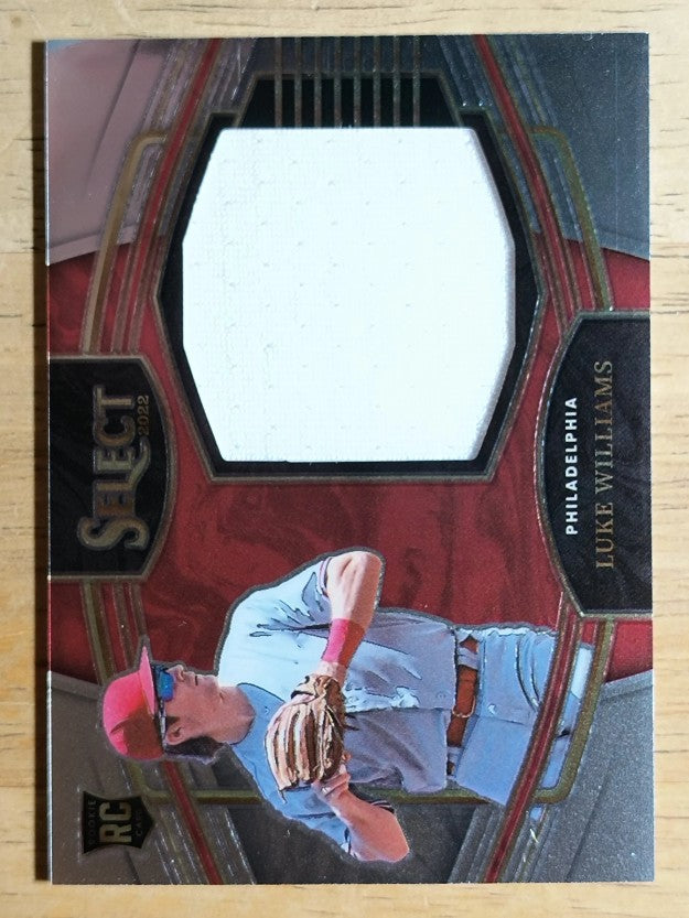 2022 Select Horizontal Rookie Jumbo Swatch #9 Luke Williams