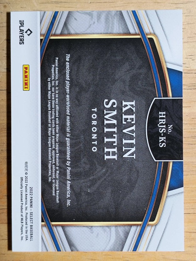 2022 Select Horizontal Rookie Jumbo Swatch #10 Kevin Smith