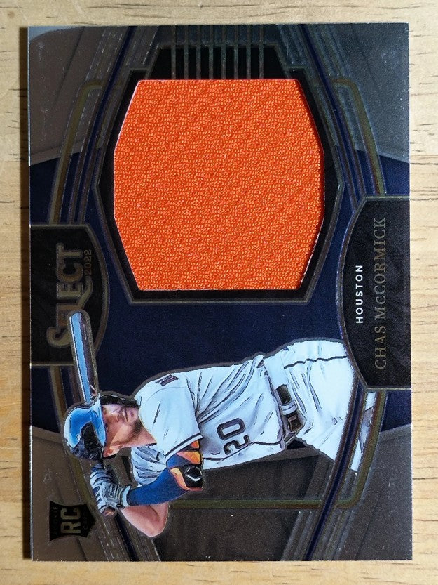 2022 Select Horizontal Rookie Jumbo Swatch #15 Chas McCormick