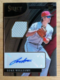 2022 Select Rookie Jersey Autographs #27 Luke Williams/299
