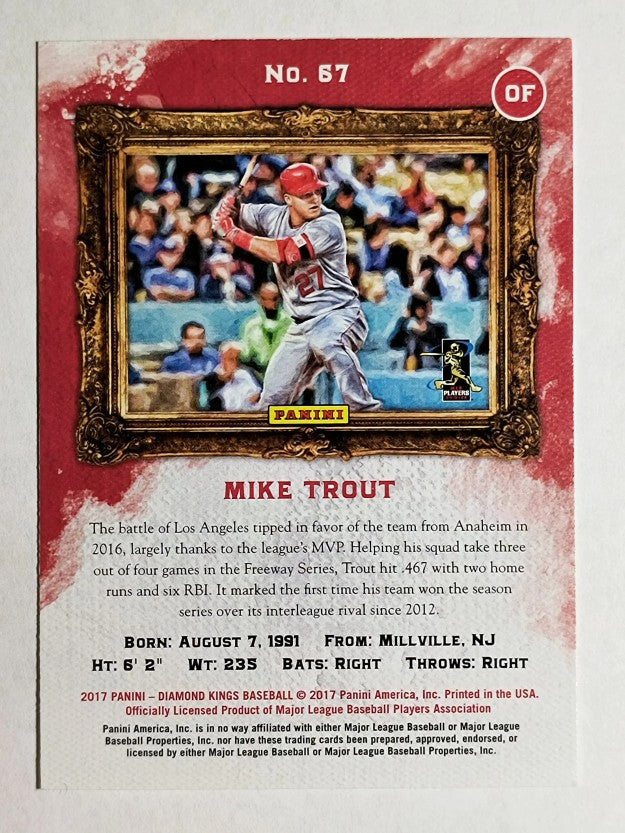 2017 Diamond Kings #67A Mike Trout