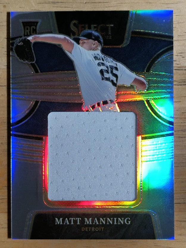 2022 Select Rookie Jumbo Swatch Holo #26 Matt Manning