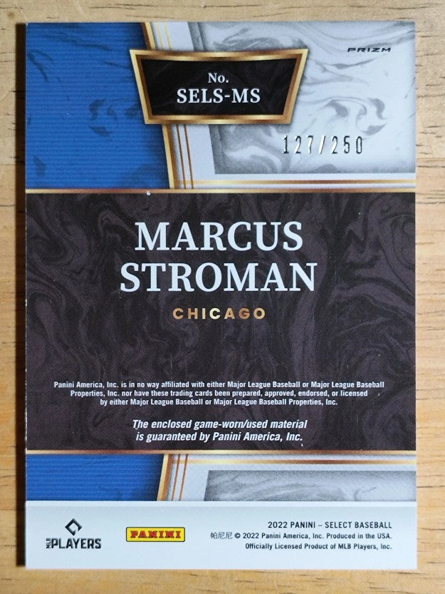 2022 Select Select Swatches Holo #10 Marcus Stroman