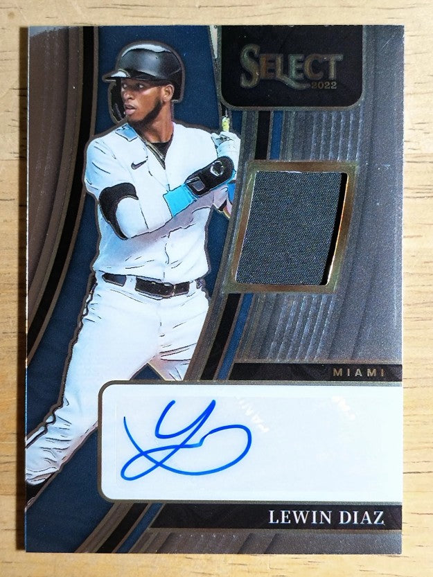 2022 Select Signature Materials #7 Lewin Diaz/299