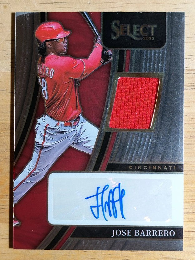 2022 Select Signature Materials #16 Jose Barrero/299