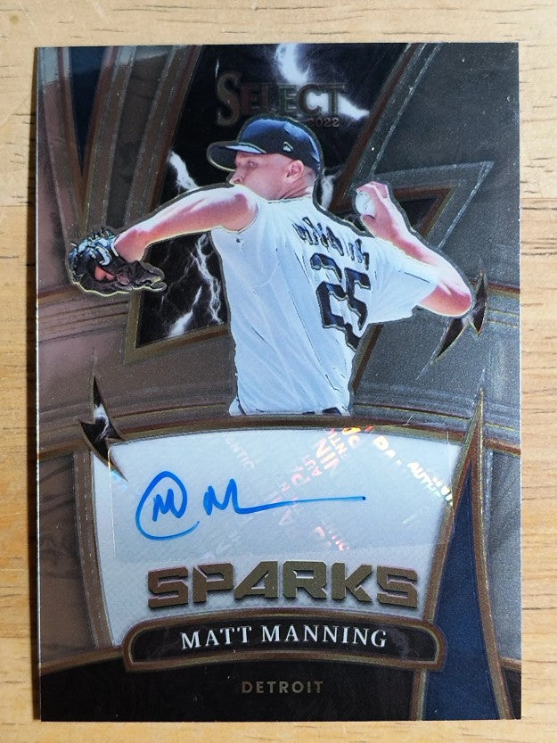 2022 Select Sparks Signatures #9 Matt Manning