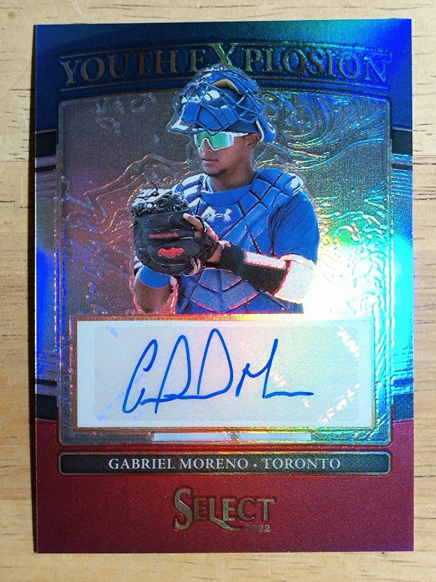 2022 Select Youth Explosion Signatures Tri-Color #13 Gabriel Moreno