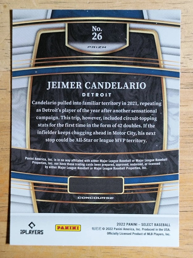2022 Select Holo #26 Jeimer Candelario