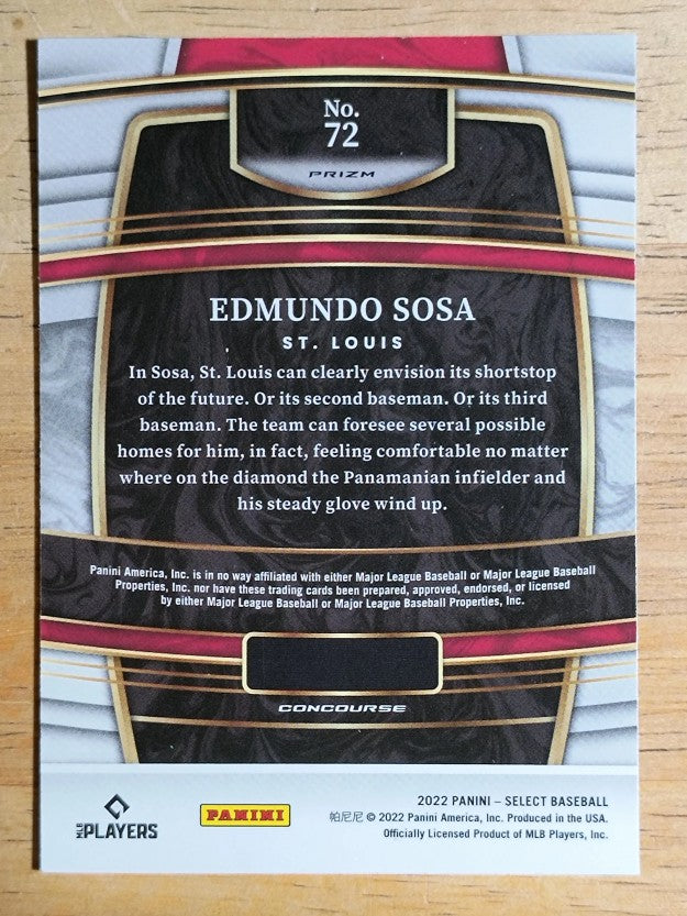 2022 Select Holo #72 Edmundo Sosa