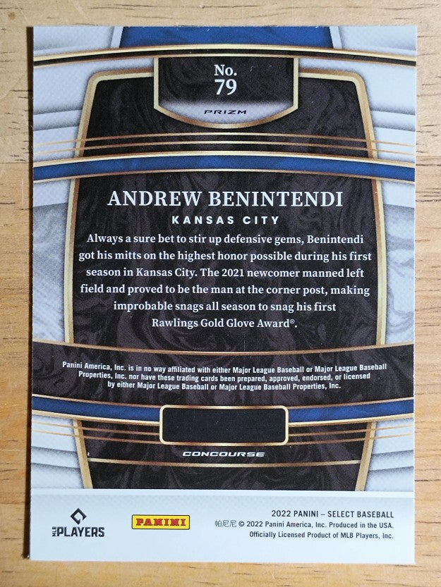 2022 Select Holo #79 Andrew Benintendi