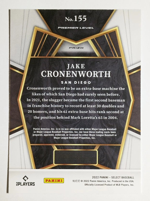 2022 Select Holo #155 Jake Cronenworth PRM