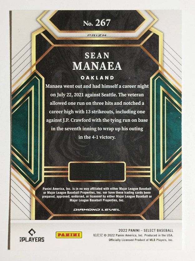 2022 Select Holo #267 Sean Manaea DMD