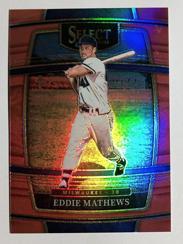 2022 Select Red #87 Eddie Mathews