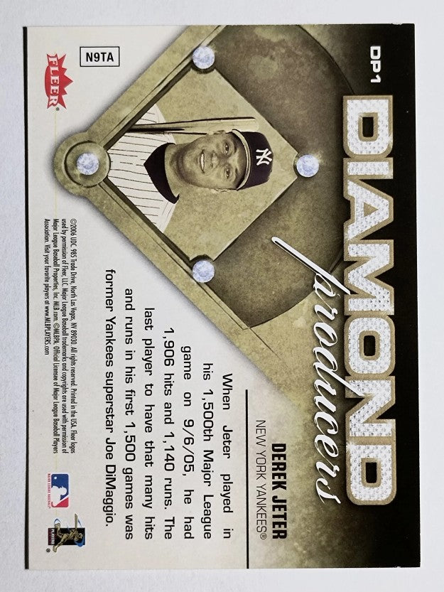 2006 Ultra Diamond Producers #DP1 Derek Jeter