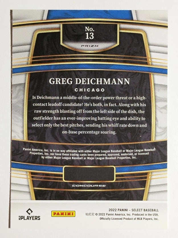 2022 Select Tri-Color #13 Greg Deichmann